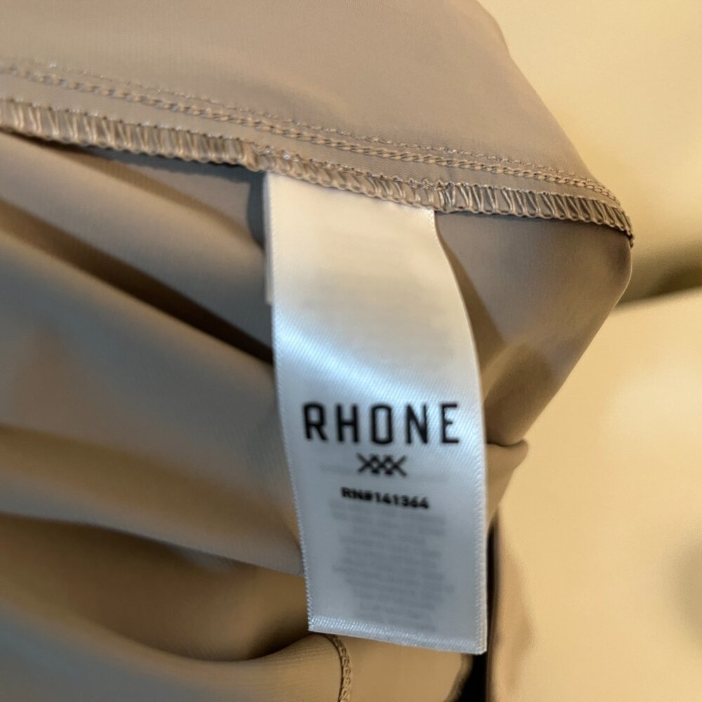 ⛳ Rhone Men’s Tan Flat Front Golf Shorts 38 8” Inseam EUC 🏌️ - Picture 6 of 7